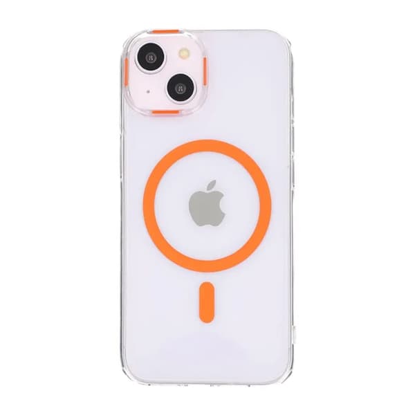 iPhone 13/14 Stöttålig Mobilskal med Magsafe - Orange