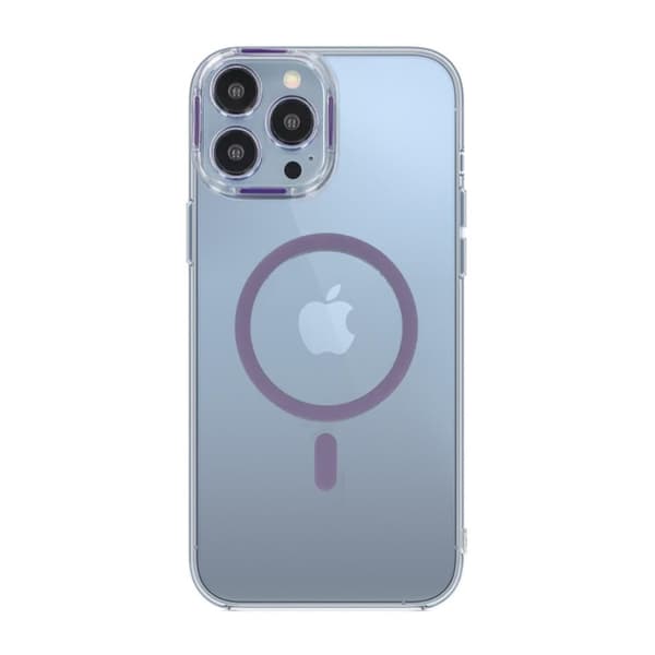 iPhone 13 Pro Max Stöttålig Mobilskal med Magsafe - Lila