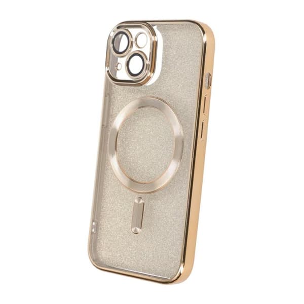 Luxury Mobilskal med Magsafe iPhone 14 - Guld
