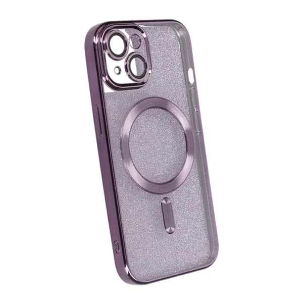 Luxury Mobilskal med Magsafe iPhone 15 - Lila