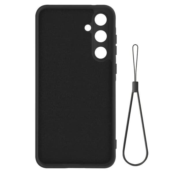 Fodral till Samsung Galaxy A55 - AVIZAR - Halvstyv matt anti-fingeravtrycksrem Svart