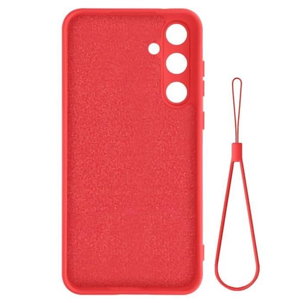 Fodral till Samsung Galaxy S24 - AVIZAR - Halvstyv Matt Anti-fingeravtryck - Röd