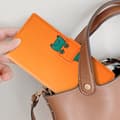 Miniatyrbild 4 av 4: Frog Fodral för Samsung S24 Ultra Wallet Support Handledsrem Orange