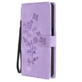 Miniatyrbild 1 av 4: Fodral för Samsung Galaxy A15 5G Flower Wallet med handledsrem Lavendel