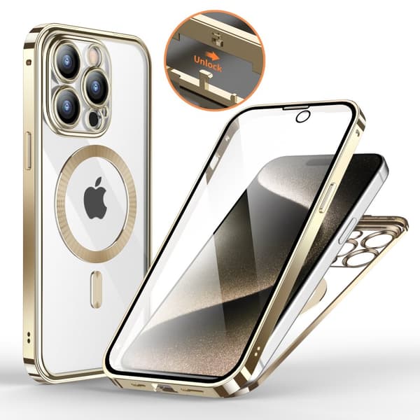 INF iPhone cover med skærmbeskytter til iPhone 15-serien iPhone 15 Pro Max