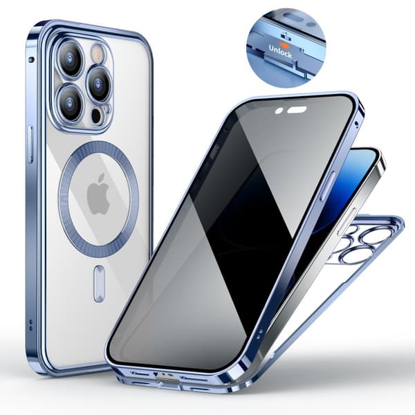 INF iPhone-deksel med peepproof skjermbeskytter for iPhone-serien iPhone 14 Pro Max