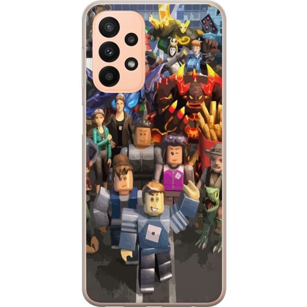 Samsung Galaxy A23 5G Genomskinligt Skal Roblox - W