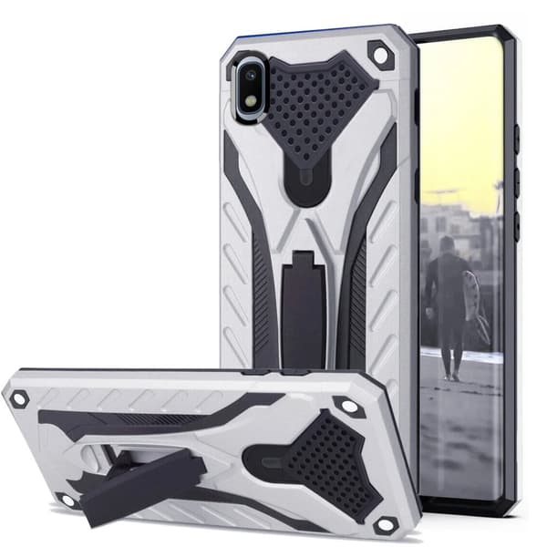 Case Shockproof Phone Cover Samsung Galaxy A10 Silver