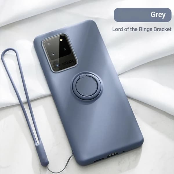 Case Shockproof Magnetic Ring Phone Cover Samsung Galaxy S8 Plus Lavender Grey