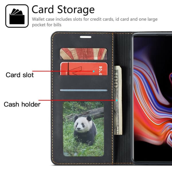 Wallet Case Leather Flip Phone Cover Stand Samsung Galaxy A33 5G Red