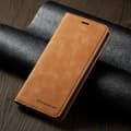 Miniatyrbillede 1 af 2: Wallet Case Leather Flip Phone Cover Stand Samsung Galaxy A22 5G Brown