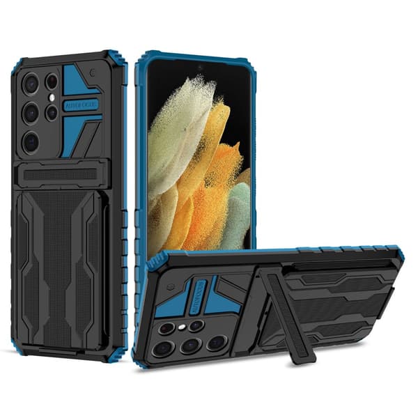 Case Ring Shockproof Magnetic Phone Cover Samsung Galaxy A12 5G Blue