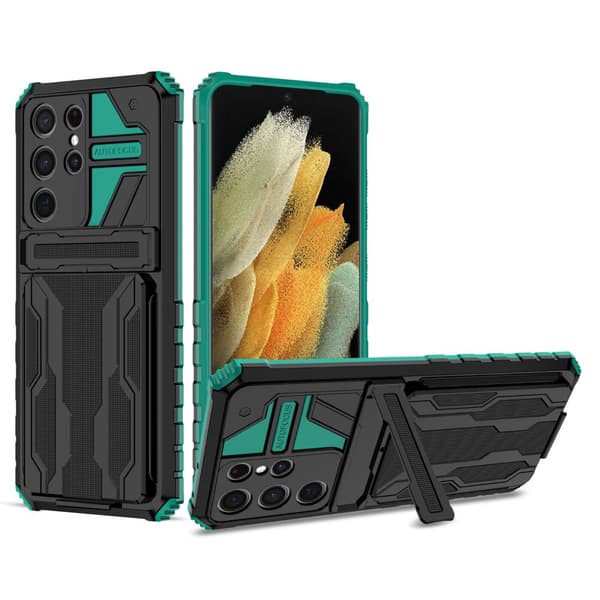Case Ring Shockproof Magnetic Phone Cover Samsung Galaxy A22 5G Green