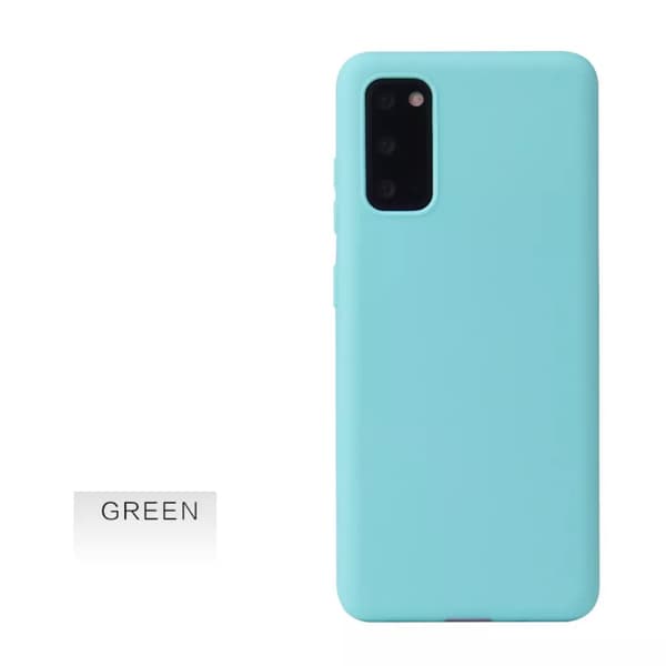 Soft Matte TPU Silicone Phone Case Cover Samsung Galaxy S8 Plus Mint Green