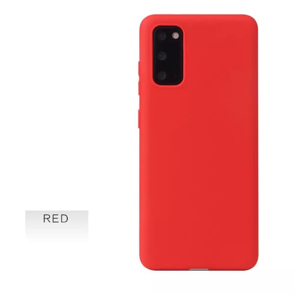 Soft Matte TPU Silicone Phone Case Cover Samsung Galaxy S7 Red