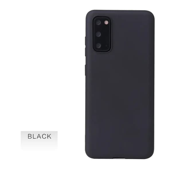 Soft Matte TPU Silicone Phone Case Cover Samsung Galaxy S8 Black