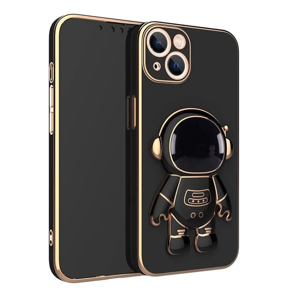 Astronaut Stand Phone Case Cover Samsung Galaxy Note 20 Ultra Black