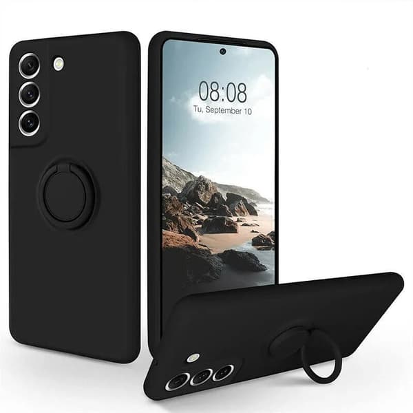 Case Shockproof Magnetic Ring Phone Cover Samsung Galaxy S21 FE Black