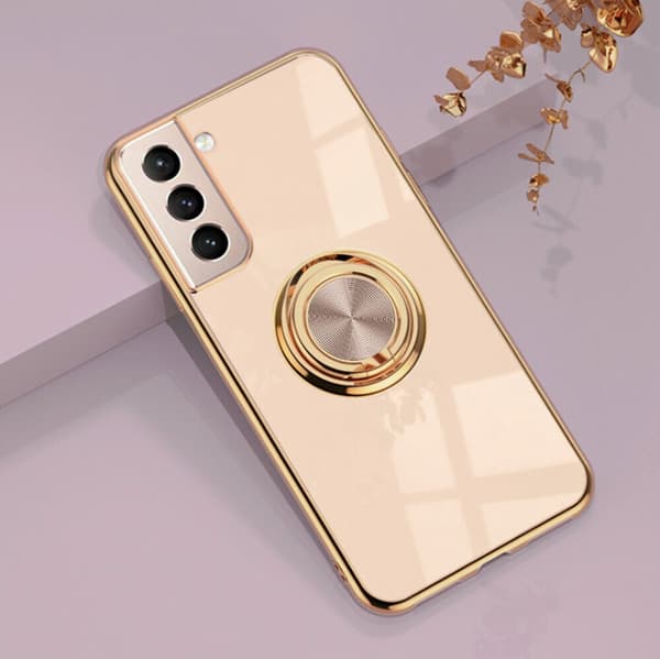 Case Ring Shockproof Magnetic Phone Cover Samsung Galaxy A22 5G Pink