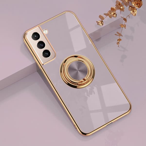 Case Ring Shockproof Magnetic Phone Cover Samsung Galaxy S23 Ultra 5G Light Purple