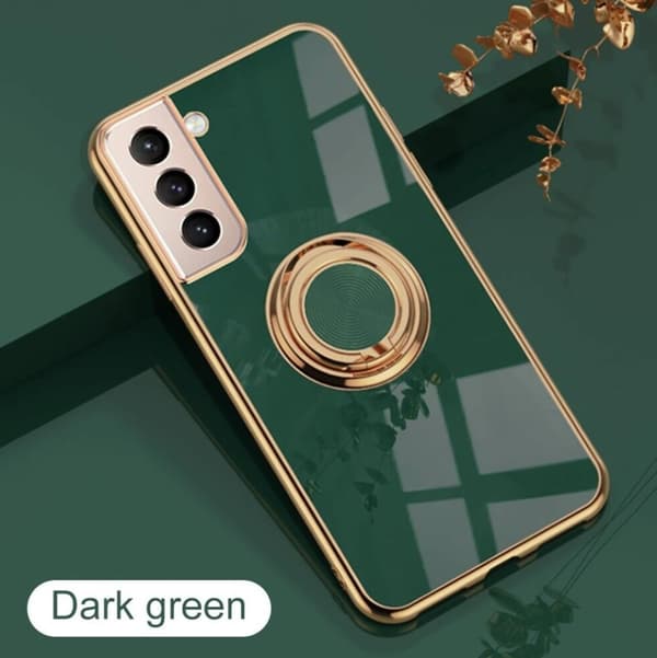 Case Ring Shockproof Magnetic Phone Cover Samsung Galaxy S20 Green