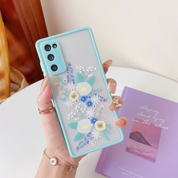 Shockproof Flower TPU Soft Phone Case Samsung Galaxy A52 Flower - 3