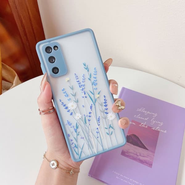 Shockproof Flower TPU Soft Phone Case Samsung Galaxy S21 Flower - 2