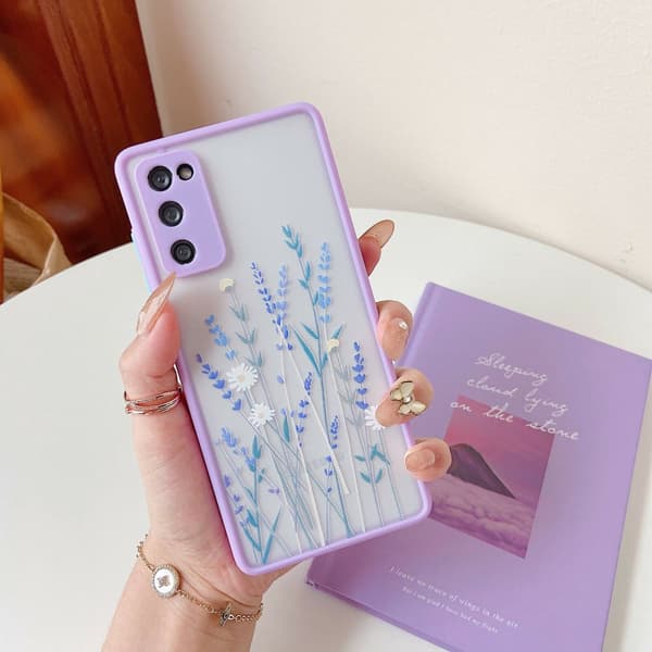 Shockproof Flower TPU Soft Phone Case Samsung Galaxy S21 Flower - 1