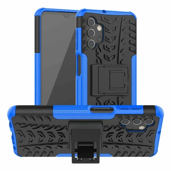 Case Shockproof Phone Cover Samsung Galaxy A12 Blue