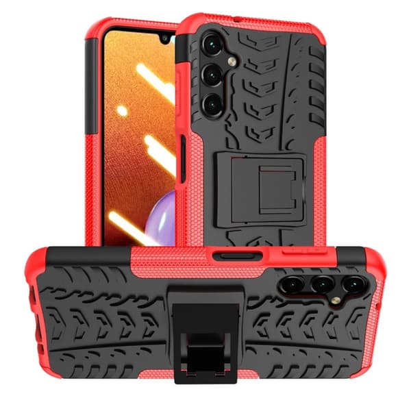 Case Shockproof ARMOUR Stand Phone Cover Samsung Galaxy A35 5G Red