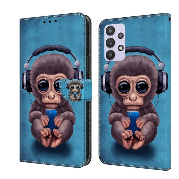 Case Patterned Flip Wallet Stand Phone Cover Samsung Galaxy A13 4G / 5G Little Gorilla