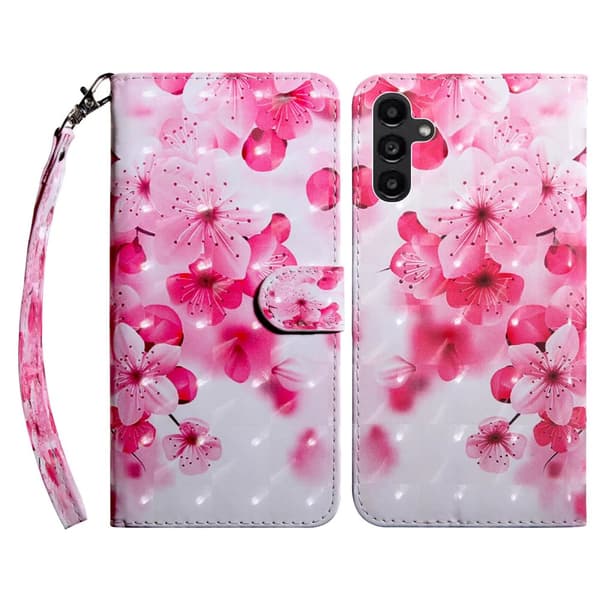 Flip Leather Phone Case Wallet Cover Samsung Galaxy A14 5G Design-23