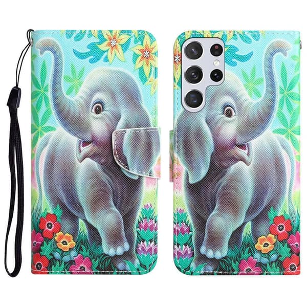 Flip Leather Phone Case Wallet Cover Samsung Galaxy A14 5G Design-9