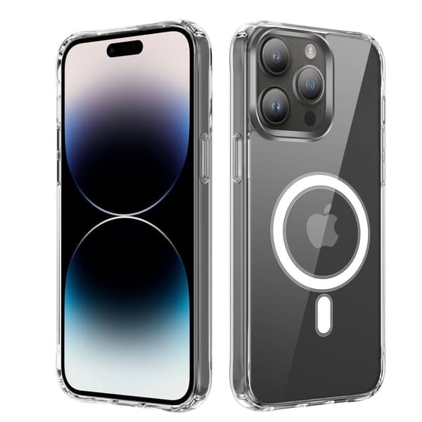 iPhone 14 Skal Transparent - MagSafe - Stöttålig skydd