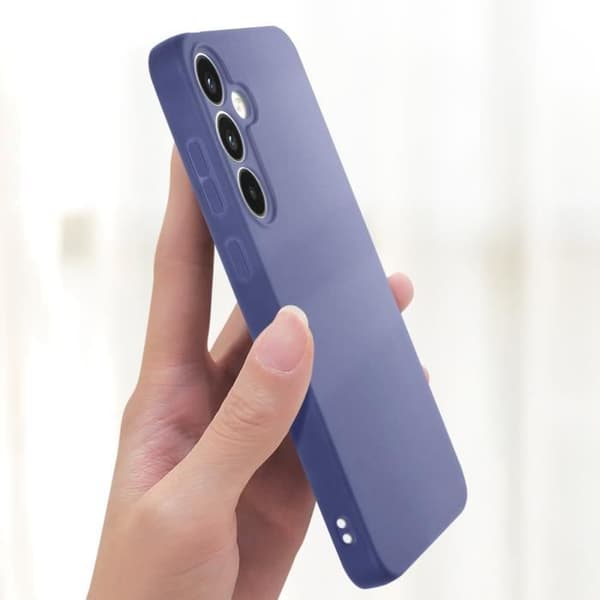 Fodral till Samsung Galaxy A35 5G - AVIZAR - Silikon - Matt finish - Blå