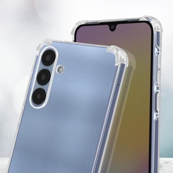 Fodral till Samsung Galaxy A25 Silikon Flexibla hörn Bumper Original Samsung Transparent