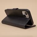 Miniatyrbillede 3 af 3: Flip etui med stativ til Samsung Galaxy A15 4G / A15 5G - Sort