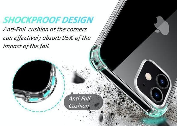 Stødsikker silikoneskal ekstra stødsikker - Iphone 15 Pro