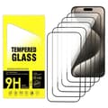 Miniatyrbild 5 av 6: 2-pack Skärmskydd Härdat glas - iPhone 15 Pro