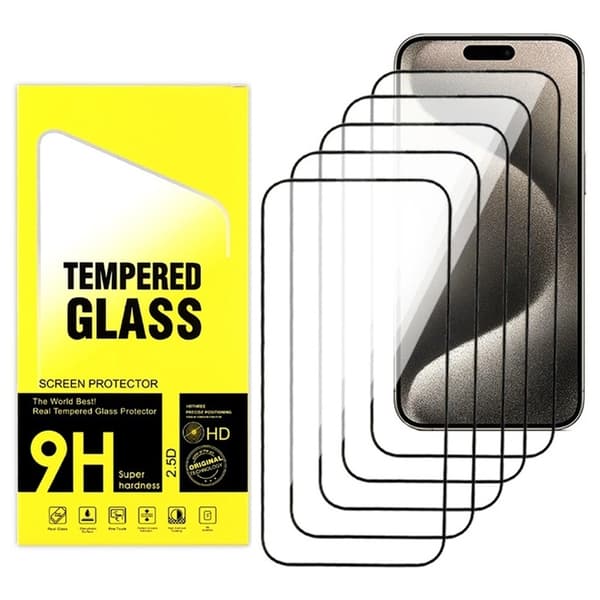 2-pack skjermbeskytter Herdet glass - iPhone 15