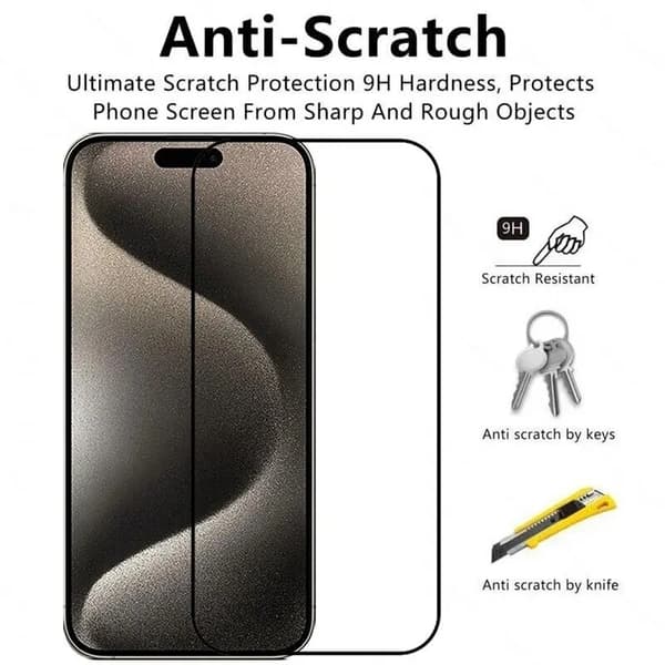 2-pack skjermbeskytter Herdet glass - iPhone 15