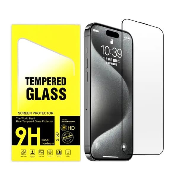 2-pack skjermbeskytter Herdet glass - iPhone 15