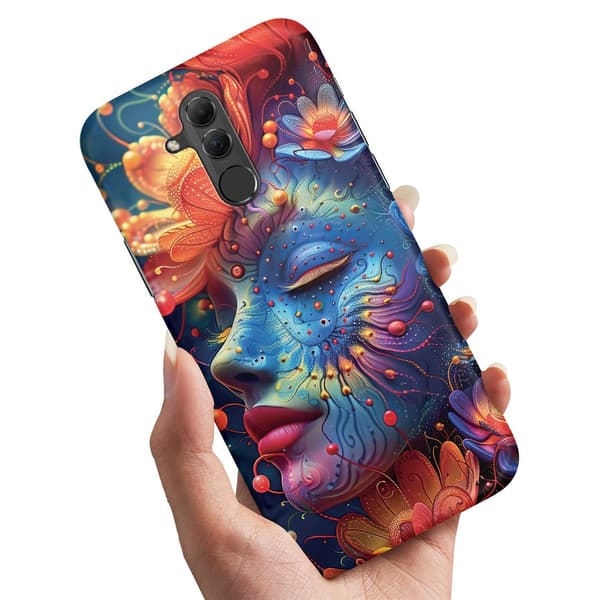 Huawei Mate 20 Lite - Deksel/Mobildeksel Psychedelic