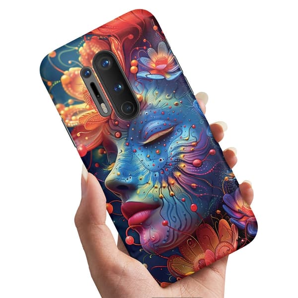 OnePlus 8 Pro - Deksel/Mobildeksel Psychedelic
