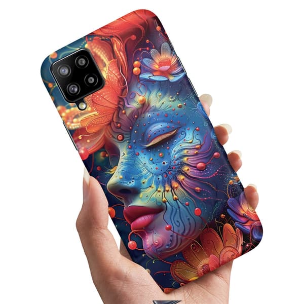 Samsung Galaxy A12 - Kuoret/Suojakuori Psychedelic