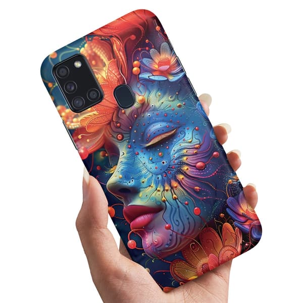 Samsung Galaxy A21s - Kuoret/Suojakuori Psychedelic