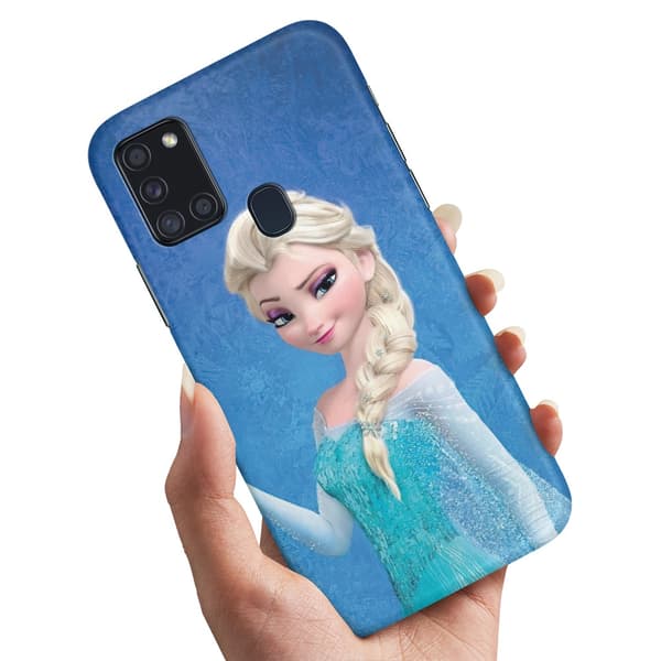 Samsung Galaxy A21s - Cover/Mobilcover Frozen Elsa