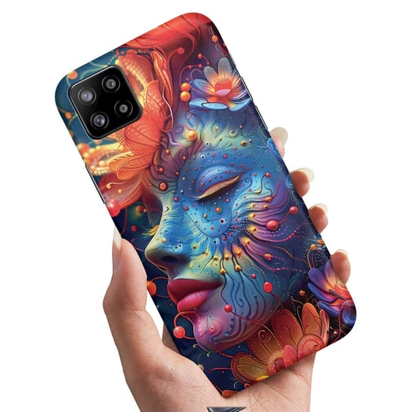 Samsung Galaxy A22 5G - Cover/Mobilcover Psychedelic