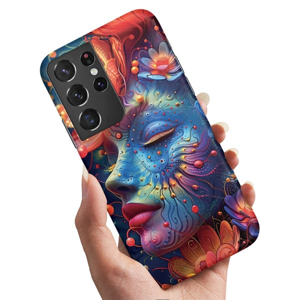 Samsung Galaxy S21 Ultra - Skal/Mobilskal Psychedelic