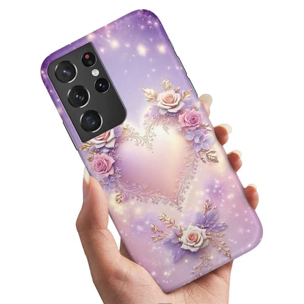 Samsung Galaxy S21 Ultra - Cover/Mobilcover Heart